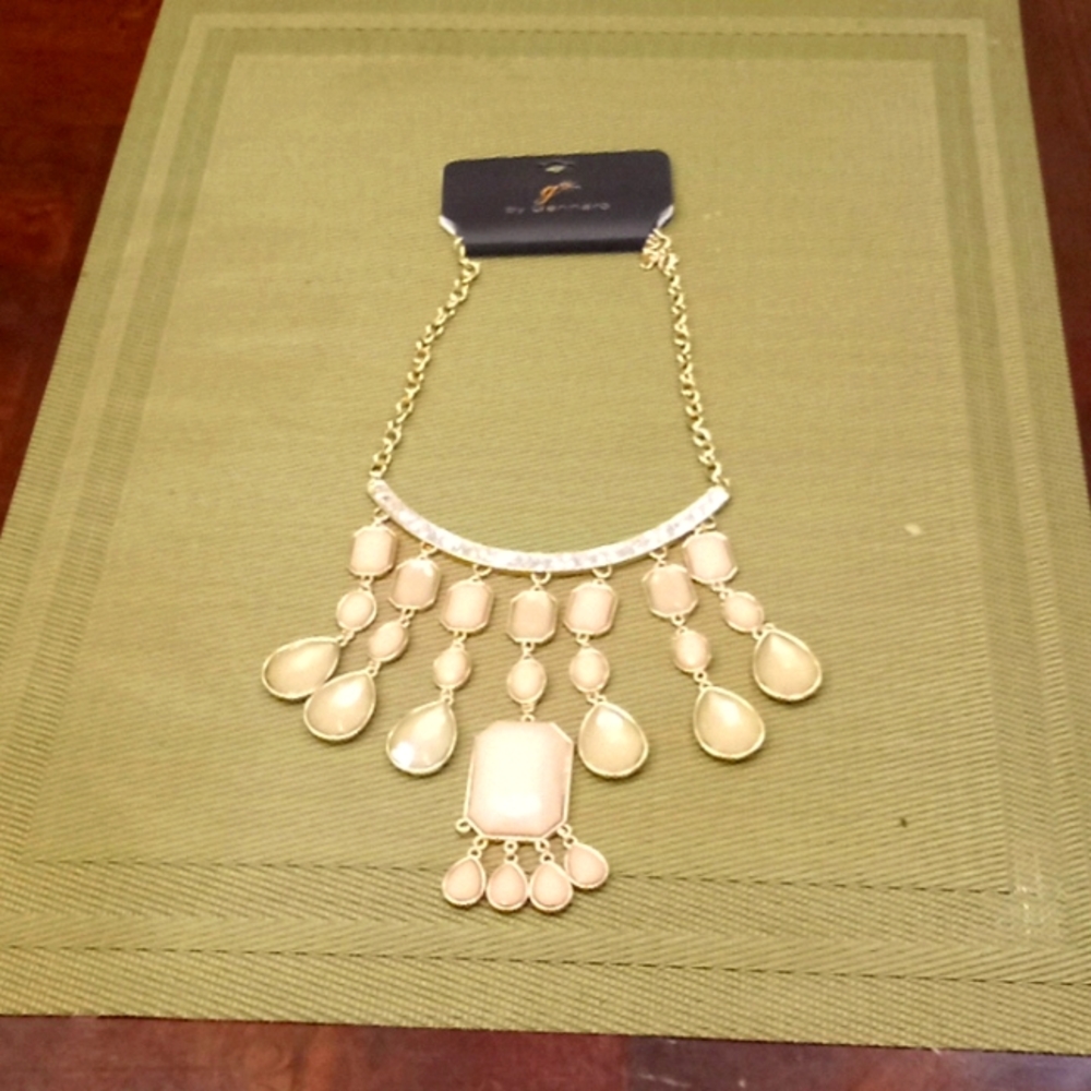 Necklace by Gennaro beige and pink